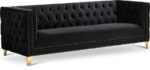 Michelle 90" Velvet Upholstered Sofa