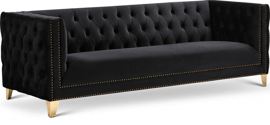 11458.jpg Michelle 90" Velvet Upholstered Sofa - Image 1