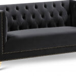 Michelle 66" Velvet Upholstered Loveseat