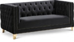 Michelle 66" Velvet Upholstered Loveseat