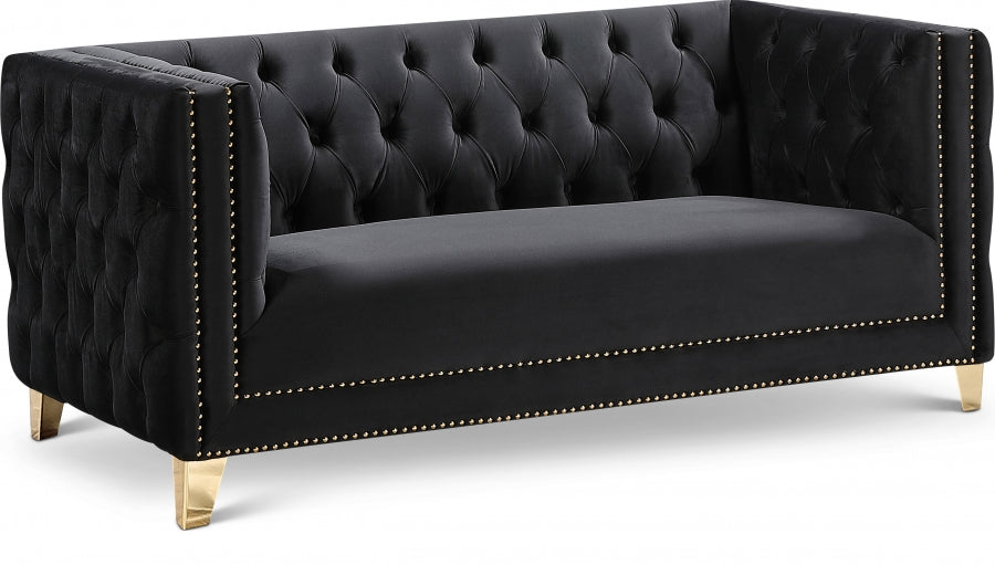 11459.jpg Michelle 66" Velvet Upholstered Loveseat - Image 1