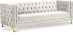 Michelle 90" Velvet Upholstered Sofa - Image 5