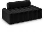 Melody 58" Velvet Upholstered Loveseat