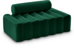 Melody 58" Velvet Upholstered Loveseat - Image 4