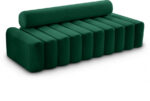 Melody 83.5" Velvet Upholstered Sofa - Image 4