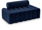 Melody 58" Velvet Upholstered Loveseat - Image 3