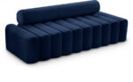 Melody 83.5" Velvet Upholstered Sofa - Image 3