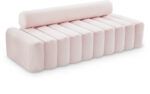 Melody 83.5" Velvet Upholstered Sofa - Image 6