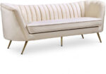 Margo 88" Velvet Upholstered Sofa - Image 6