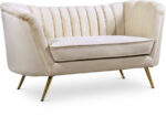 Margo 65" Velvet Upholstered Loveseat - Image 6
