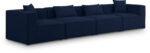 Cube 144" Fabric Upholstered 4pc. Modular Sofa - Image 2