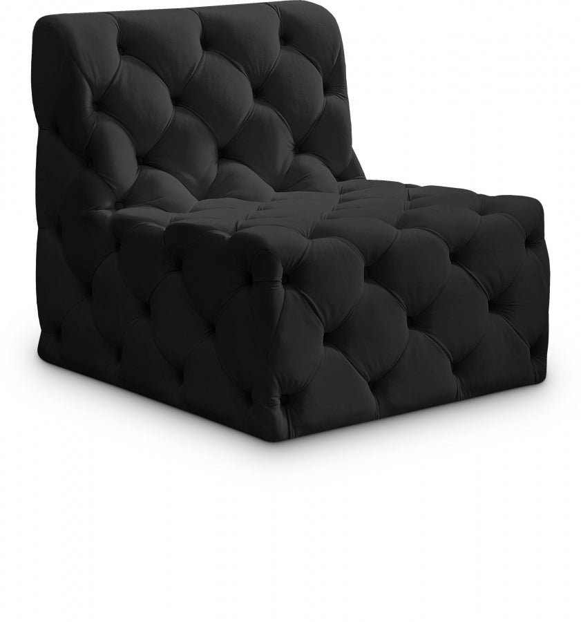18381.jpg Tuft Velvet Upholstered Armless Modular Chair - Image 1