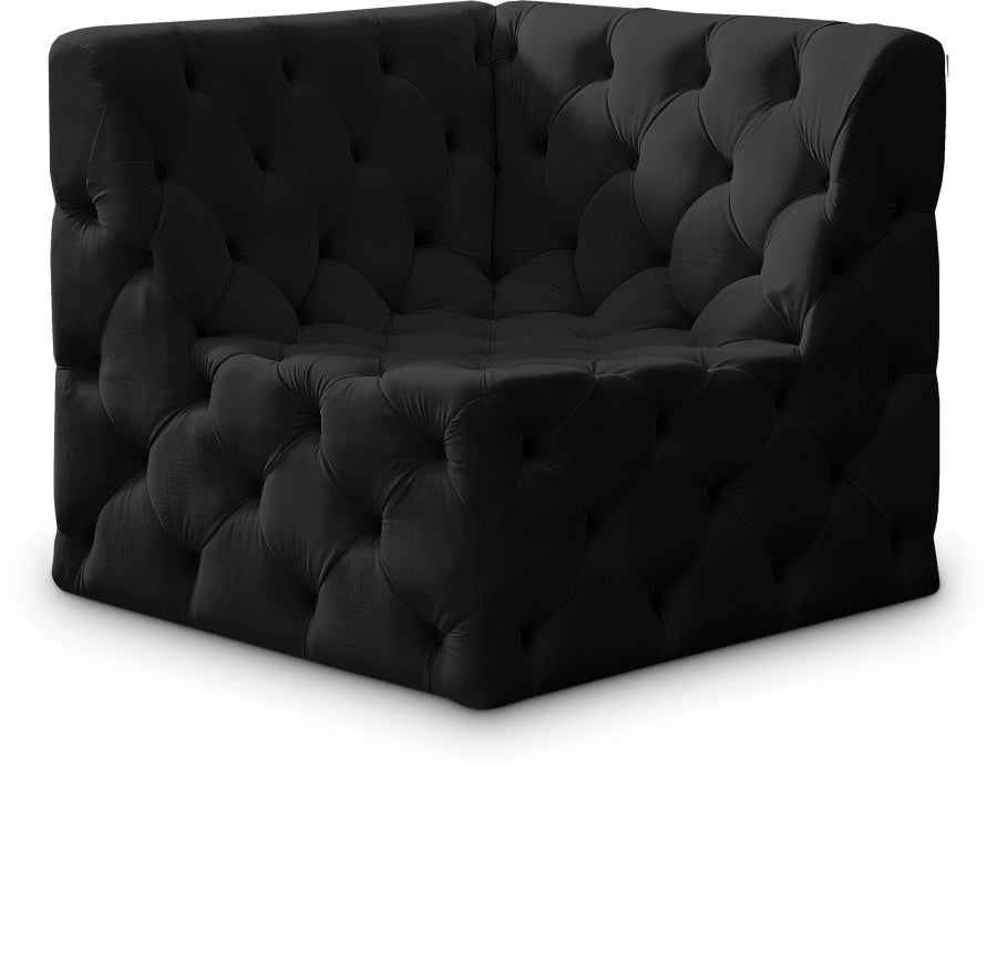 18382.jpg Tuft Velvet Upholstered Corner Modular Chair - Image 1