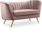 Margo 65" Velvet Upholstered Loveseat - Image 7