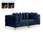 Tremblay 79" Velvet Upholstered 2pc. Modular Loveseat - Image 3