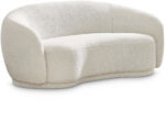 Hyde 64" Boucle Fabric Upholstered Loveseat - Image 4