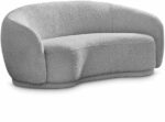 Hyde 64" Boucle Fabric Upholstered Loveseat - Image 2