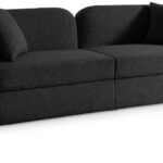 Marcel 91" Boucle Fabric Upholstered Sofa