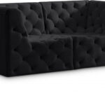 Tuft 70" Velvet Upholstered 2pc. Modular Loveseat