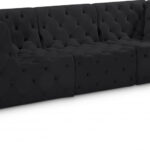 Tuft 99" Velvet Upholstered 3pc. Modular Sofa