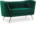 Margo 65" Velvet Upholstered Loveseat - Image 5