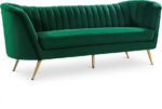 Margo 88" Velvet Upholstered Sofa - Image 5