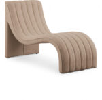 Orian Teddy Fabric Upholstered Chaise - Image 2