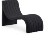 Orian Teddy Fabric Upholstered Chaise