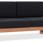 Anguilla 65" Water Resistant Fabric Upholsetered Outdoor Patio Loveseat