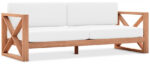 Anguilla 83" Water Resistant Fabric Upholsetered Outdoor Patio Sofa - Image 4