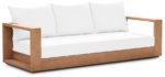 Tulum 87" Water Resistant Fabric Upholstered Outdoor Patio Sofa - Image 4