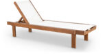 Tulum Water Resistant Mesh Fabric Outdoor Patio Chaise Lounge Chair - Image 2