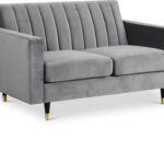 Lola 60" Velvet Upholstered Loveseat