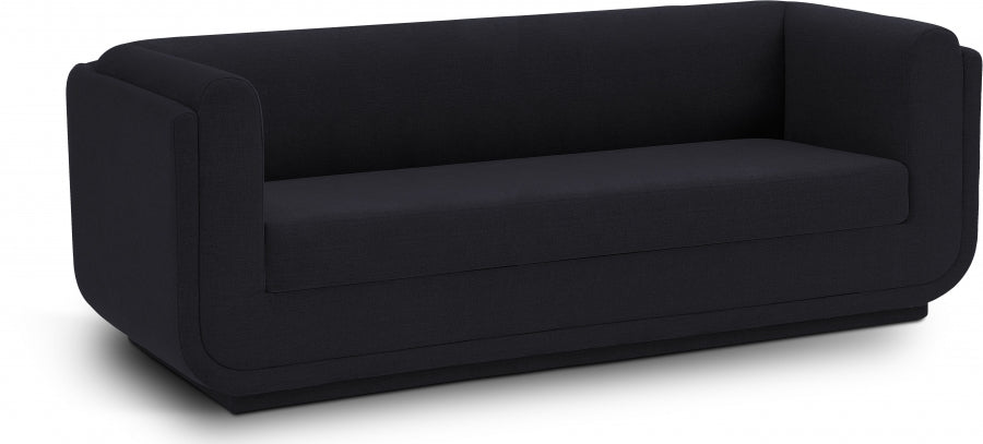 23281.jpg Kimora 86.5" Linen Textured Fabric Upholstered Sofa - Image 1