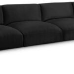 Ease 152" Fabric Upholstered 4pc. Modular Sofa