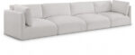 Ease 152" Fabric Upholstered 4pc. Modular Sofa - Image 2