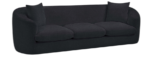 Penelope 92.5" Chenille Fabric Upholstered Sofa