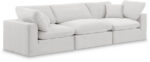 Comfy 119" Velvet Upholstered 3pc. Modular Sofa - Image 5