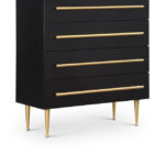 Marisol Wood Veneer And Iron Chest