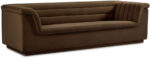 Cascade 94" Velvet Upholstered Fabric Upholstered Sofa - Image 4