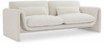 Stylus 86" Boucle Fabric Upholstered Sofa - Image 4