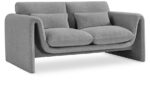 Stylus 64" Boucle Fabric Upholstered Loveseat - Image 2