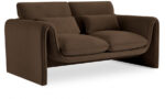 Sloan 64" Velvet Upholstered Loveseat - Image 4
