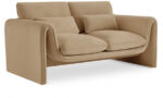 Sloan 64" Velvet Upholstered Loveseat - Image 3