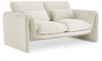 Sloan 64" Velvet Upholstered Loveseat - Image 2