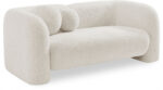 Emory 66" Boucle Fabric Upholstered Loveseat - Image 4