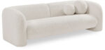 Emory 89" Boucle Fabric Upholstered Sofa - Image 4