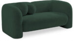 Emory 66" Boucle Fabric Upholstered Loveseat - Image 3