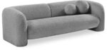 Emory 89" Boucle Fabric Upholstered Sofa - Image 2