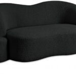 Principessa 68" Boucle Fabric Upholstered Loveseat